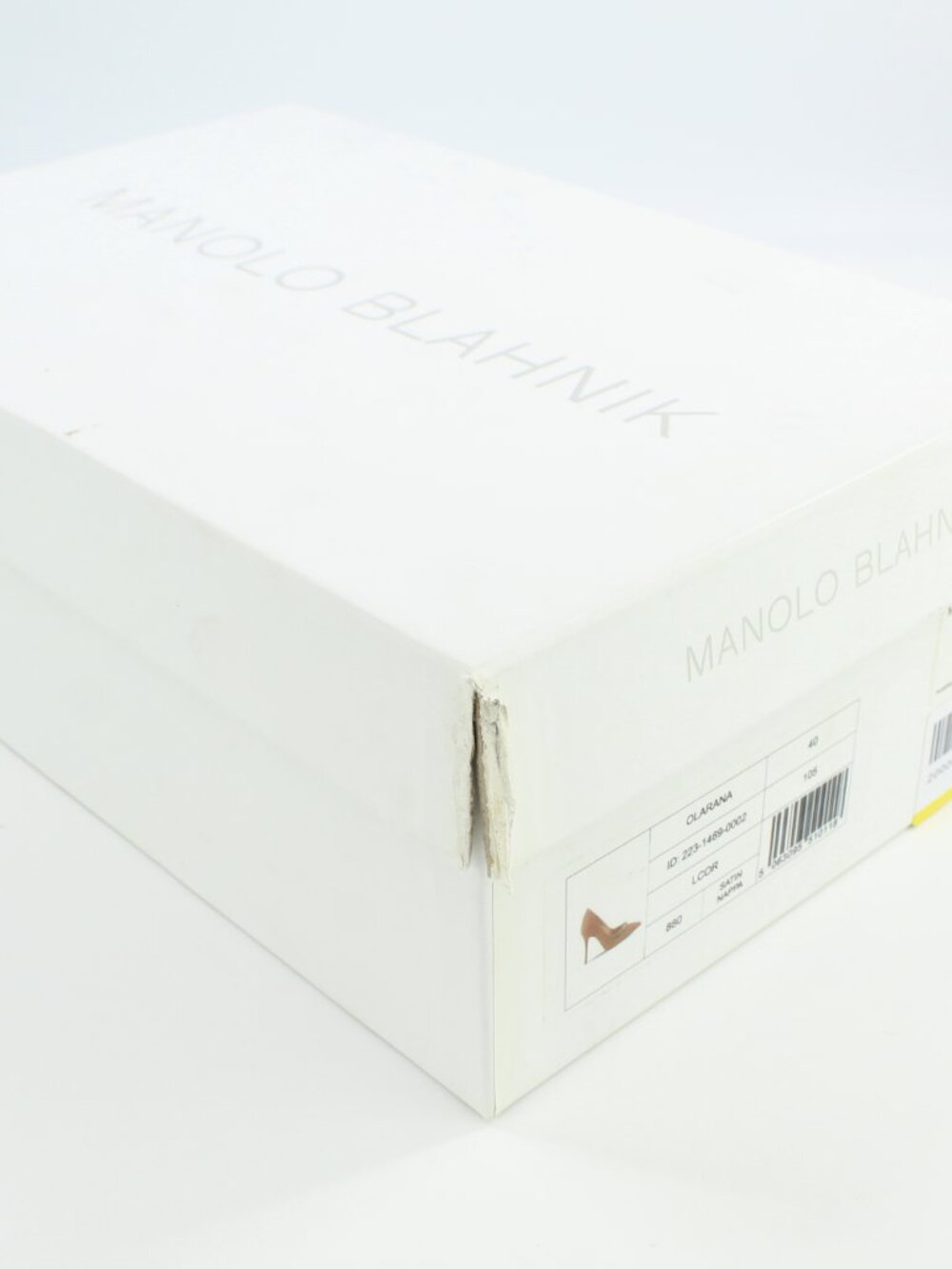 NEW MANOLO BLAHNIK Olarana 105 Crystal Embellished Satin Pumps, EU 40 - Picture 13 of 13